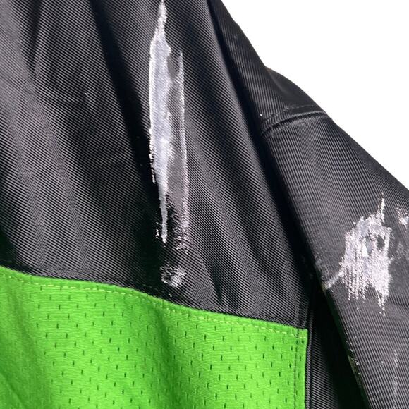 Vintage Hulk Universal Studios Green Football Jersey Size Large #62 minor stains - Picture 3 of 7